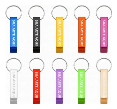 Chaveiros Abridor De Garrafa Personalizado Logotipo